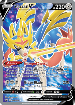 Zacian V 195/202 — Sword & Shield