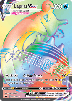 Lapras VMAX 203/202 — Sword & Shield