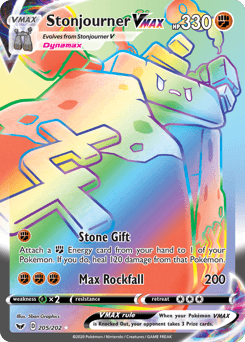 Stonjourner VMAX 205/202 — Sword & Shield