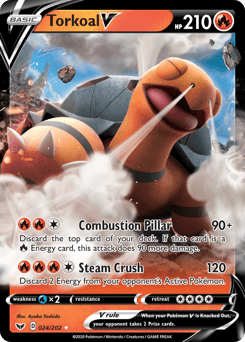 Torkoal V 24/202 — Sword & Shield