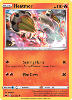 Heatmor 26/202 — Sword & Shield