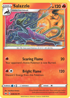 Salazzle 28/202 — Sword & Shield