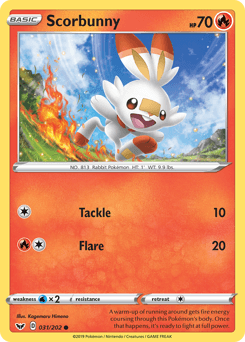 Scorbunny 31/202 — Sword & Shield