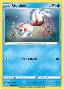 Goldeen 45/202 — Sword & Shield
