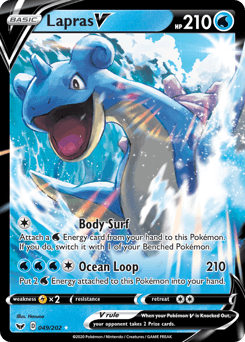 Lapras V 49/202 — Sword & Shield