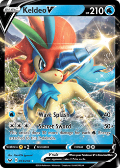 Keldeo V 53/202 — Sword & Shield