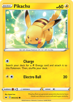 Pikachu 65/202 — Sword & Shield