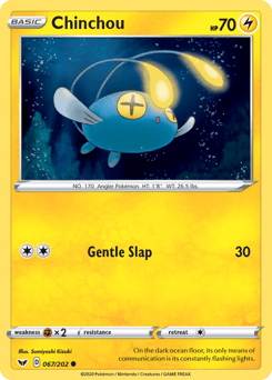 Chinchou 67/202 — Sword & Shield
