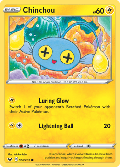 Chinchou 68/202 — Sword & Shield