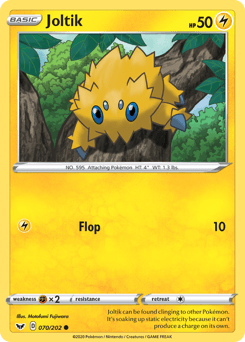 Joltik 70/202 — Sword & Shield