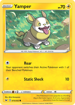 Yamper 73/202 — Sword & Shield