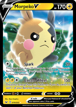 Morpeko V 79/202 — Sword & Shield