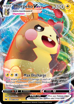 Morpeko VMAX 80/202 — Sword & Shield