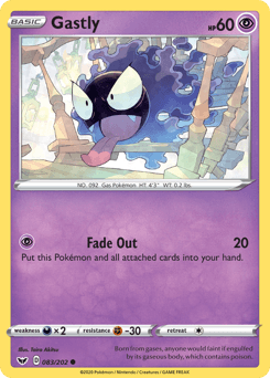 Gastly 83/202 — Sword & Shield