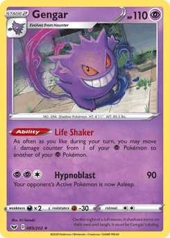 Gengar 85/202 — Sword & Shield