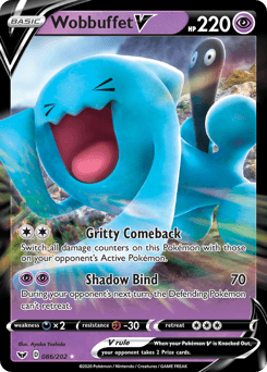Wobbuffet V 86/202 — Sword & Shield
