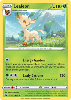 Leafeon 13/189 — Astral Radiance