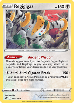 Regigigas 130/189 — Astral Radiance