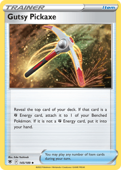 Gutsy Pickaxe 145/189 — Astral Radiance