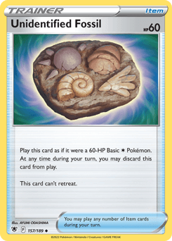 Unidentified Fossil 157/189 — Astral Radiance