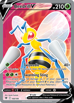 Beedrill V 160/189 — Astral Radiance
