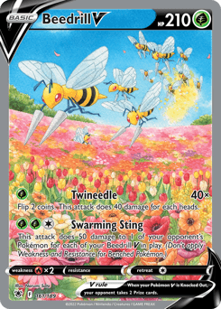 Beedrill V 161/189 — Astral Radiance