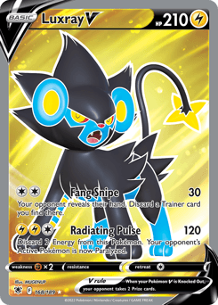Luxray V 168/189 — Astral Radiance