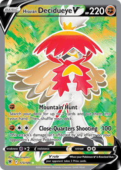 Hisuian Decidueye V 173/189 — Astral Radiance