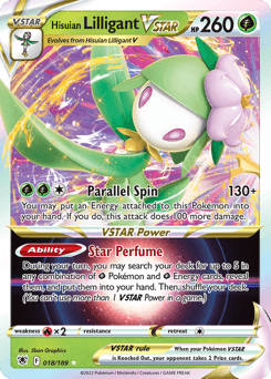 Hisuian Lilligant VSTAR 18/189 — Astral Radiance