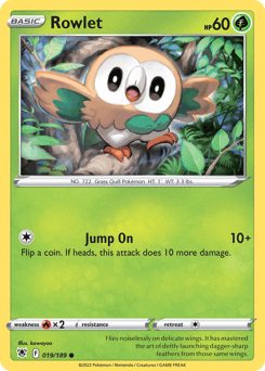 Rowlet 19/189 — Astral Radiance