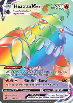 Heatran VMAX 191/189 — Astral Radiance