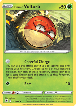 Hisuian Voltorb 2/189 — Astral Radiance