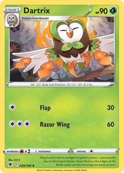 Dartrix 20/189 — Astral Radiance
