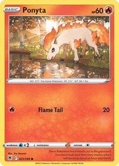 Ponyta 21/189 — Astral Radiance
