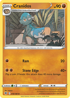 Cranidos 76/189 — Astral Radiance