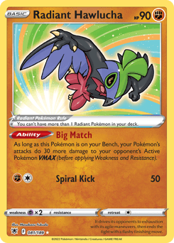 Radiant Hawlucha 81/189 — Astral Radiance
