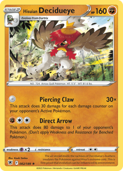 Hisuian Decidueye 82/189 — Astral Radiance