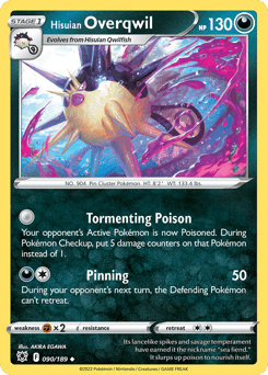 Overqwil Pokémon card
