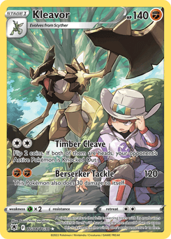 Kleavor Pokémon card