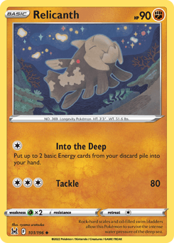 Relicanth 101/196 — Lost Origin