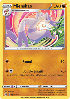 Mienshao 104/196 — Lost Origin