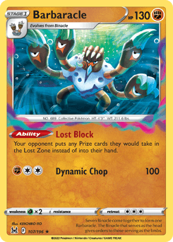 Barbaracle 107/196 — Lost Origin