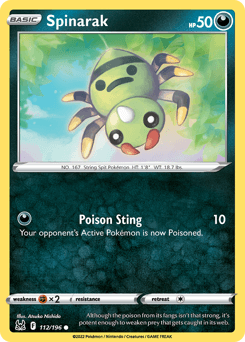 Spinarak 112/196 — Lost Origin