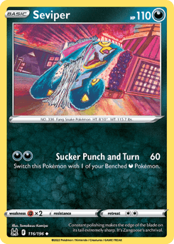 Seviper 116/196 — Lost Origin