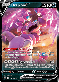 Drapion V 118/196 — Lost Origin