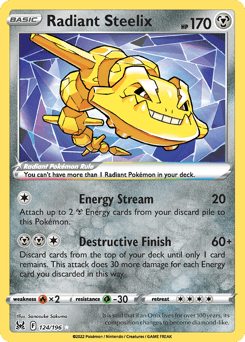 Radiant Steelix 124/196 — Lost Origin