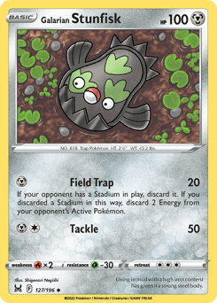 Galarian Stunfisk 127/196 — Lost Origin