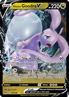 Hisuian Goodra V 135/196 — Lost Origin