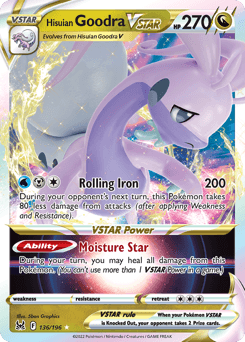 Hisuian Goodra VSTAR 136/196 — Lost Origin