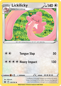 Lickilicky 139/196 — Lost Origin